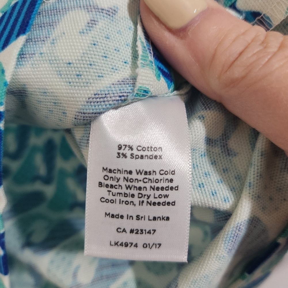 Talbots Whale Print skirt, Size 10 - Picture 3 of 7